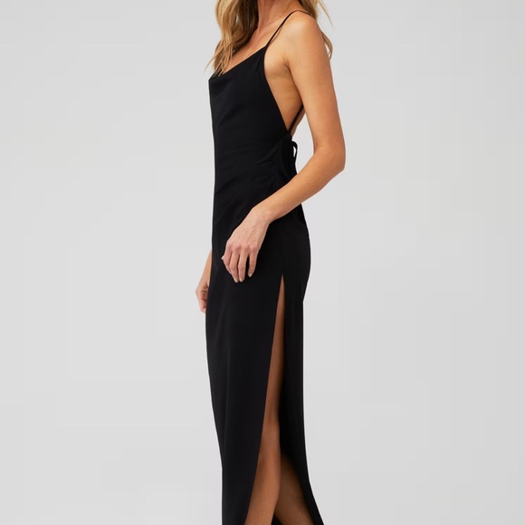Amanda Uprichard size Sm the Janet black maxi dress - Picture 3 of 14